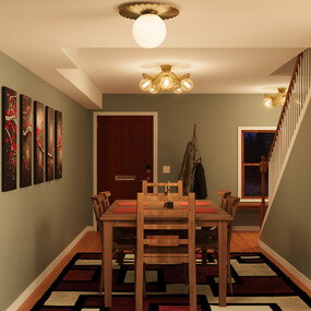 Plume Ceiling Light Fixture