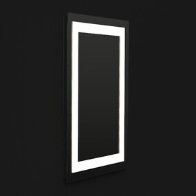 Classic L01D Vertical Full Frame Inset LED Mirror